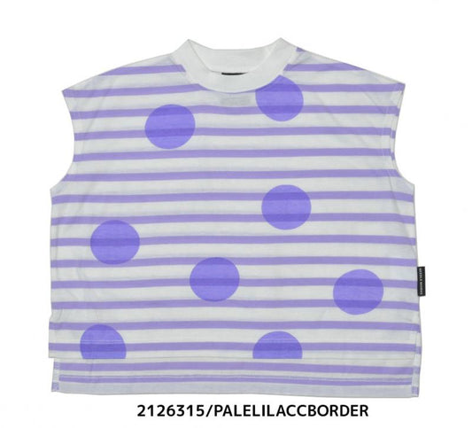 　9～13号【ニードルワークス】DOTボーダーTシャツ2126315w