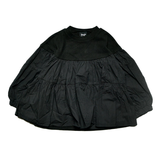 【9号/11号～13号】★NEEDLEWORKS★肉厚天竺ローンギャザーTシャツ（2224012w）