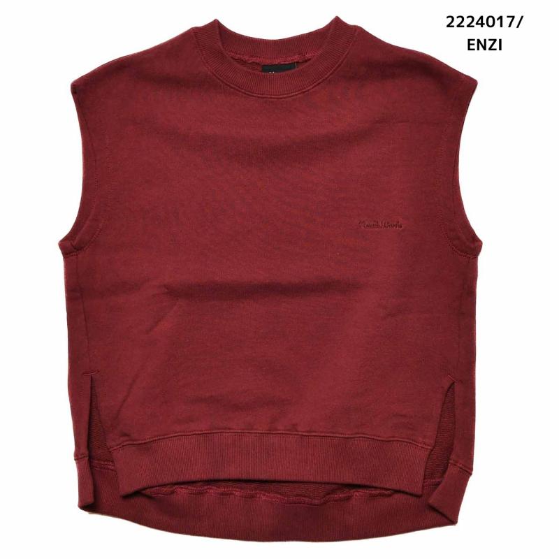 【100~120】★NEEDLEWORKS★柔らか裏毛ワイドベスト（2224017）