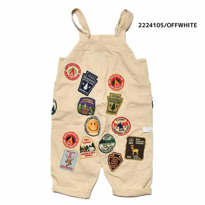 【130~150】★NEEDLEWORKS★チノワッペンサロペット（2224105j）