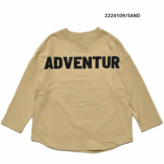 【9号/11号～13号】★NEEDLEWORKS★肉厚天竺ADVENTURワイドロンT（2224109w）
