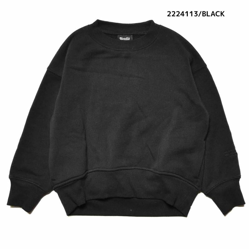 【100~120】★NEEDLEWORKS★裏起毛ウラ毛ワイドトレーナー（2224113）