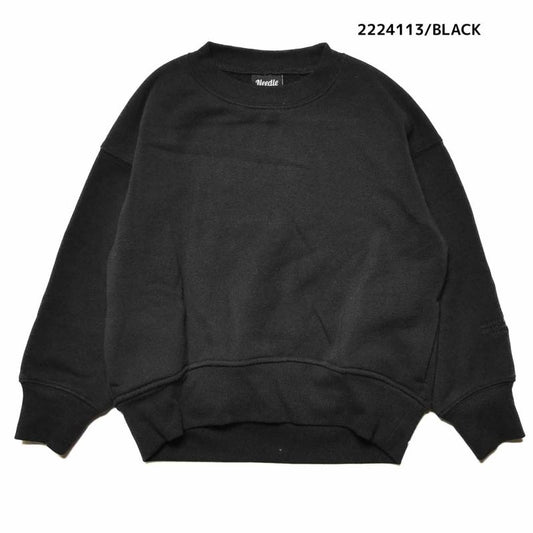 【100~120】★NEEDLEWORKS★裏起毛ウラ毛ワイドトレーナー（2224113）