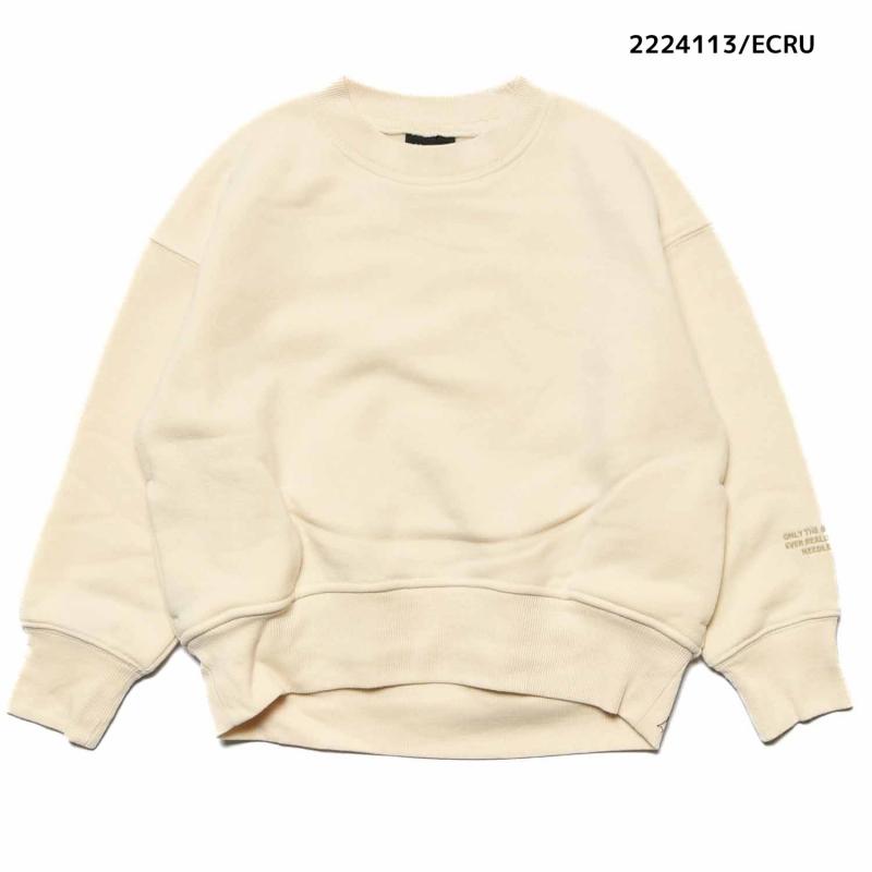 【130~150】★NEEDLEWORKS★裏起毛ウラ毛ワイドトレーナー（2224113j）