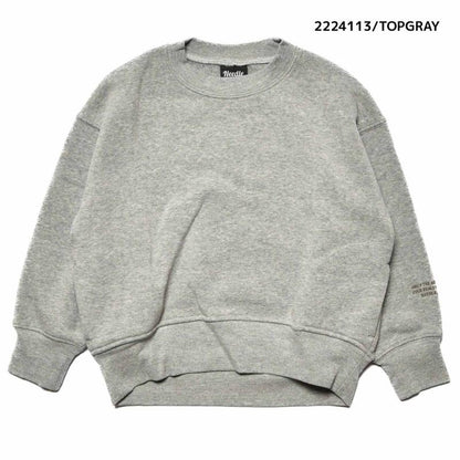 【9号/11号～13号】★NEEDLEWORKS★裏起毛ウラ毛ワイドトレーナー（2224113w）
