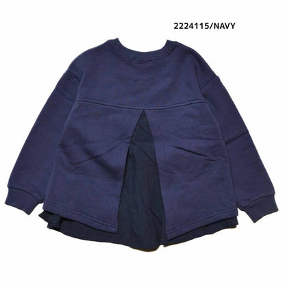 【130~150】★NEEDLEWORKS★柔らか裏毛ローン切り替えトレーナー（2224115j）
