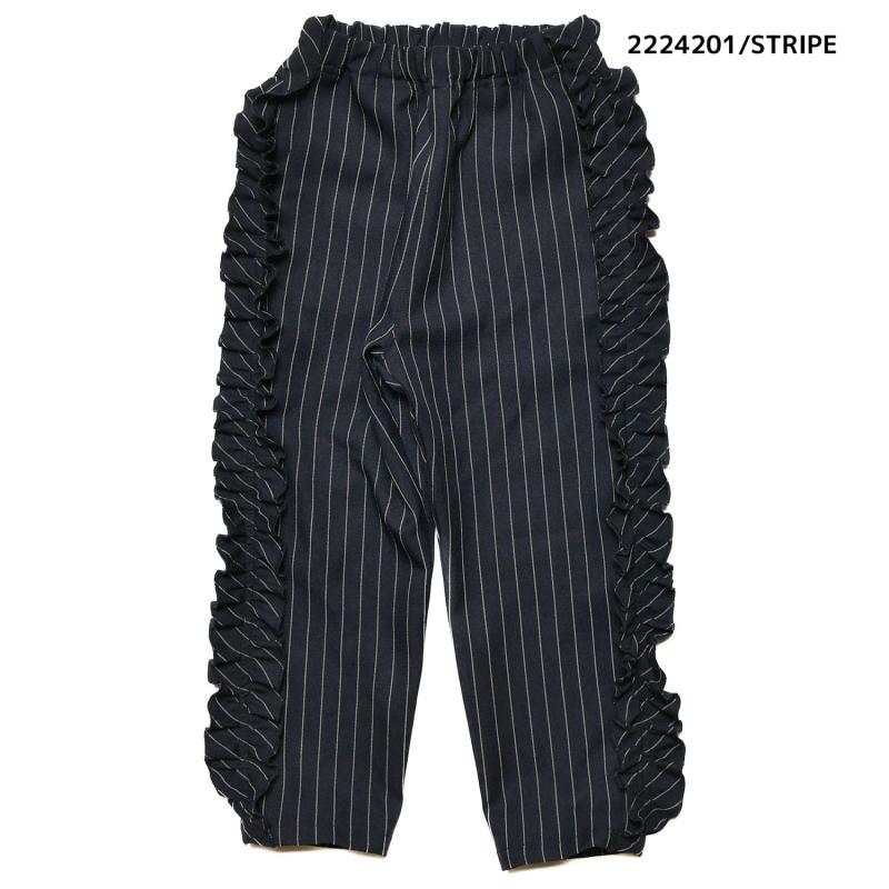 【100~120】★NEEDLEWORKS★ストレッチポリエステルチェックパンツ（2224201）