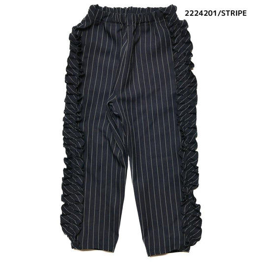 【100~120】★NEEDLEWORKS★ストレッチポリエステルチェックパンツ（2224201）