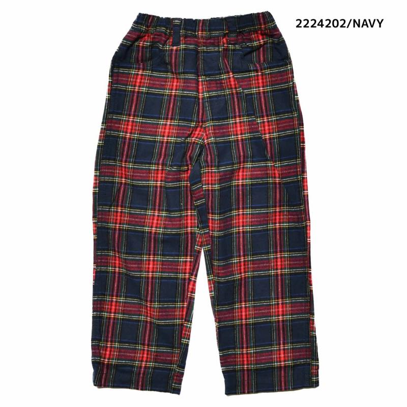 【9号/11号～13号】★NEEDLEWORKS★タータンチェックストレートパンツ（2224202w）