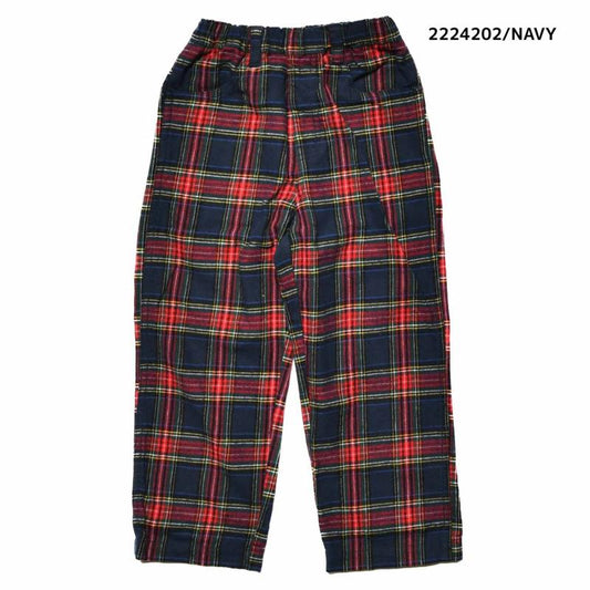 【9号/11号～13号】★NEEDLEWORKS★タータンチェックストレートパンツ（2224202w）