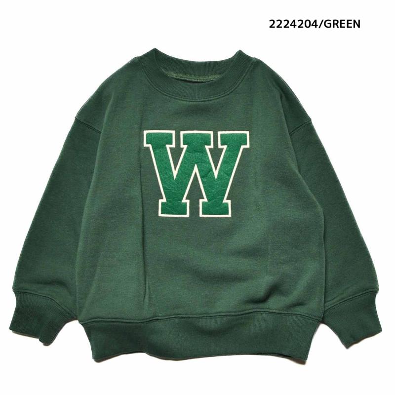 【7号～13号】★NEEDLEWORKS★裏起毛ウラ毛パッチワークトレーナー（2224204w）