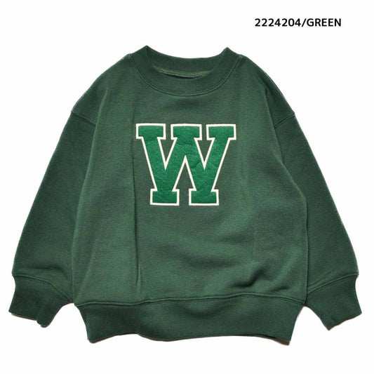 【7号～13号】★NEEDLEWORKS★裏起毛ウラ毛パッチワークトレーナー（2224204w）