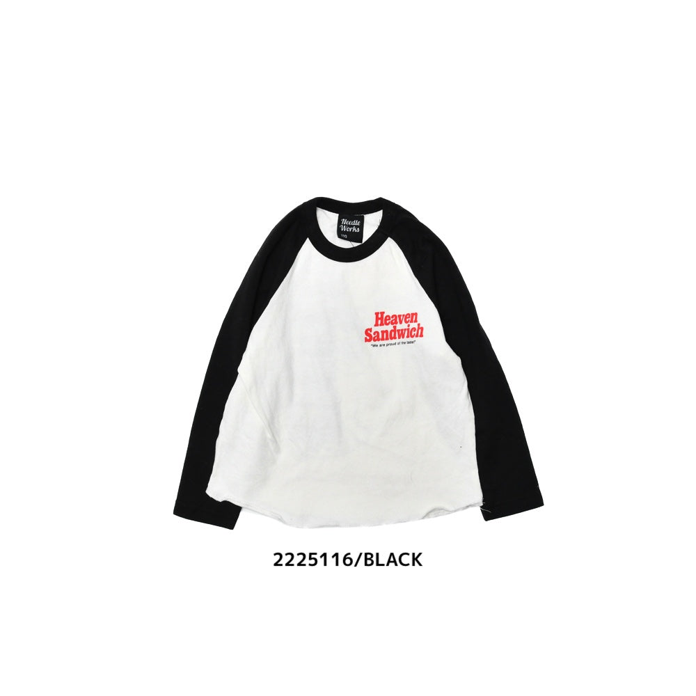 【ニードルワークス】ラグランTシャツ　9号～13号　2225116W