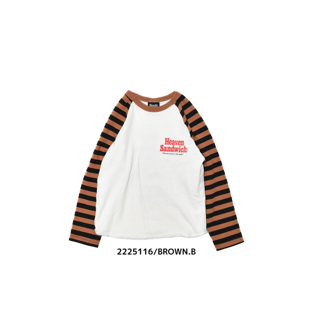 【ニードルワークス】ラグランTシャツ　9号～13号　2225116W