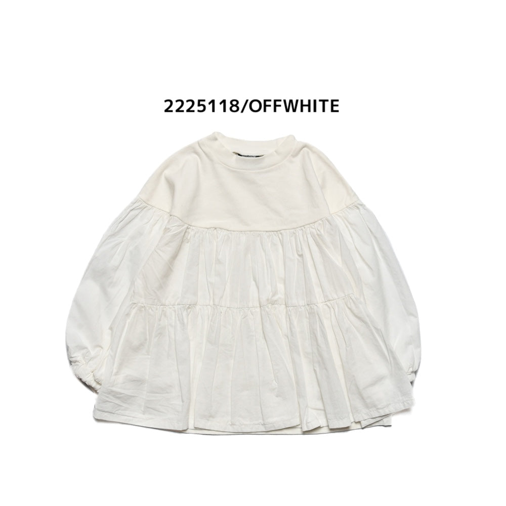 子供服【ニードルワークス】　ギャザーTシャツ　100㎝～150㎝　2225118
