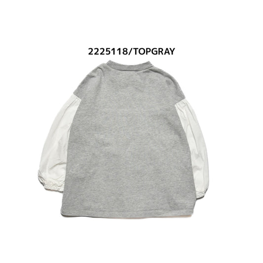 子供服【ニードルワークス】　ギャザーTシャツ　100㎝～150㎝　2225118