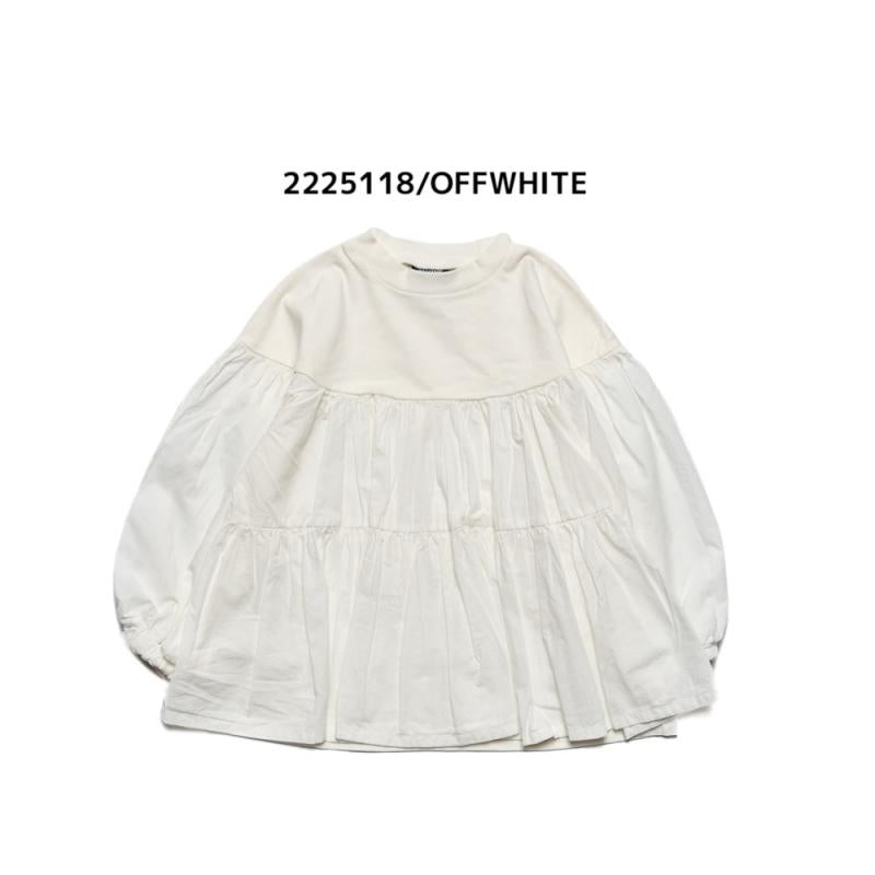【ニードルワークス】　ギャザーTシャツ　9号～13号　2225118W