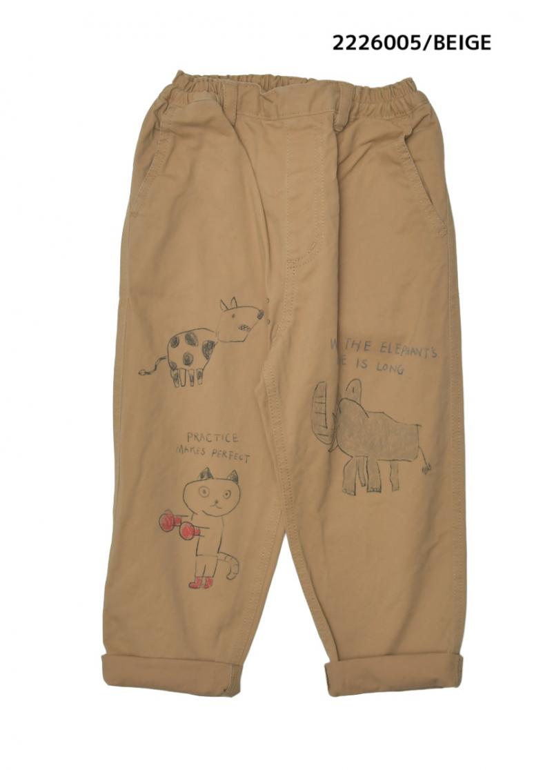 100～150【NEEDLEWORKS】ストレッチギャバイージーパンツ2226005