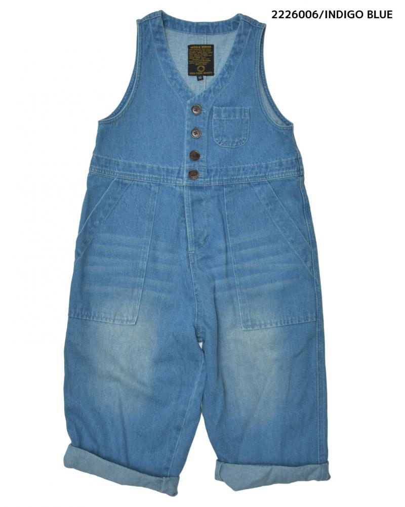9~13号【NEEDLEWORKS】9ozデニムサロペット2226006w