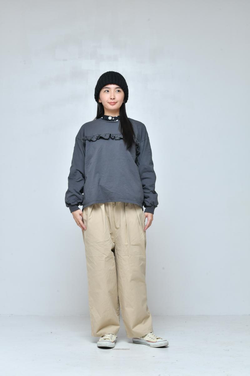 9~13号【NEEDLEWORKS】OE天竺フリルロンT2226010w