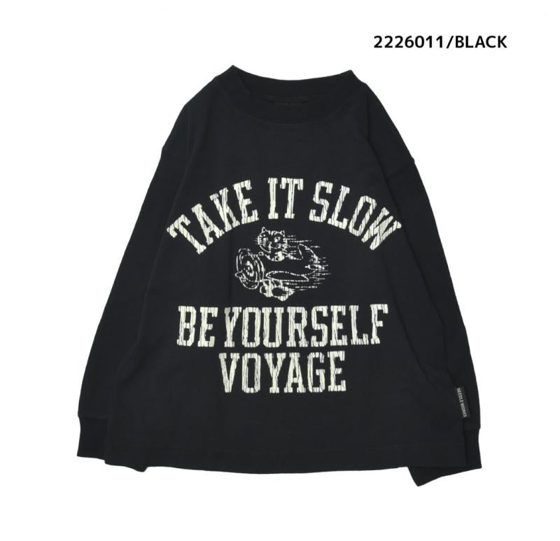 100～150【NEEDLEWORKS】21/-OE天竺TAKE IT SLOWロンT2226011