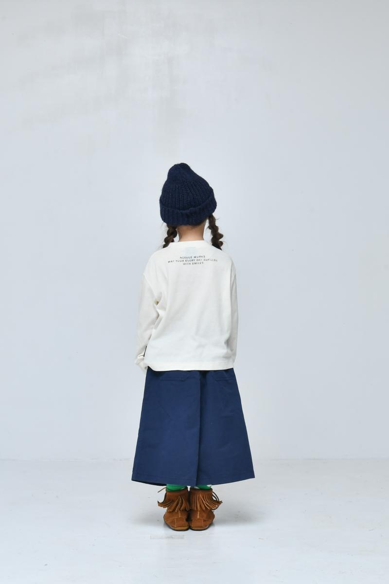 100～150【NEEDLEWORKS】ギャバタックスカート風パンツ2226104