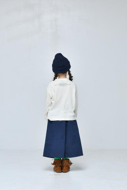 100～150【NEEDLEWORKS】ギャバタックスカート風パンツ2226104