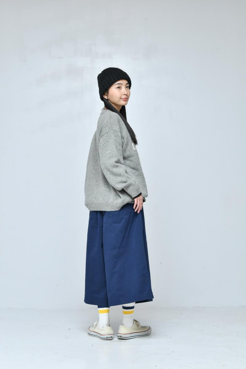 100～150【NEEDLEWORKS】ギャバタックスカート風パンツ2226104