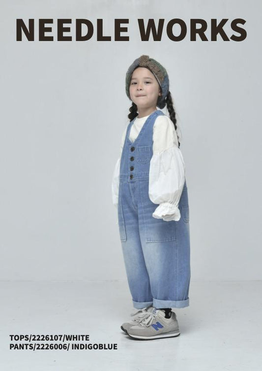 子供服100～150【NEEDLEWORKS】21/-OE天竺袖タイプライターロンT2226107