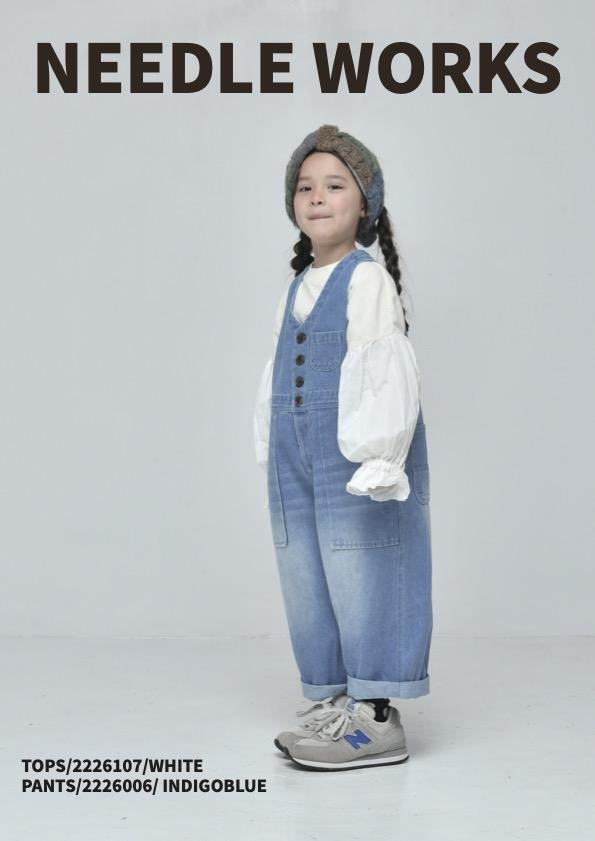 子供服100～150【NEEDLEWORKS】21/-OE天竺袖タイプライターロンT2226107