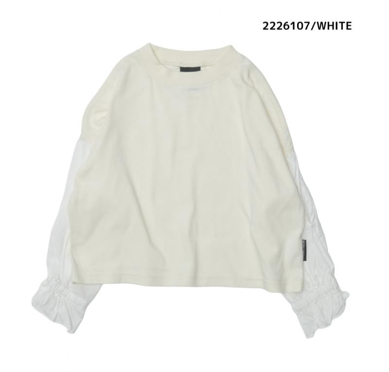 子供服100～150【NEEDLEWORKS】21/-OE天竺袖タイプライターロンT2226107