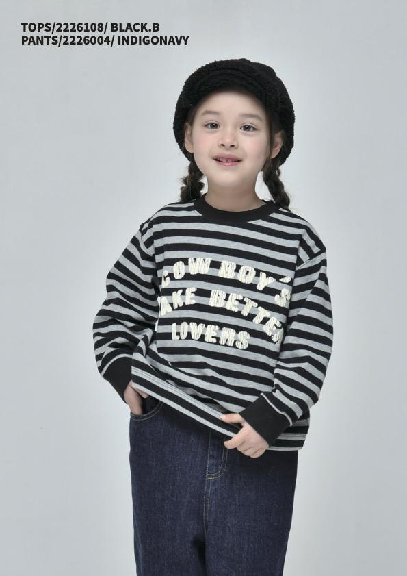 子供服100～150【NEEDLEWORKS】肉厚天竺COW BOY’SロンT2226108