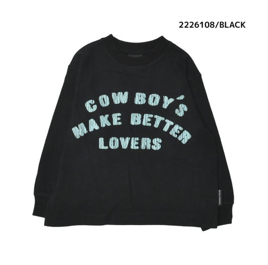 大人サイズ9~13号【NEEDLEWORKS】肉厚天竺COW BOY’SロンT2226108w