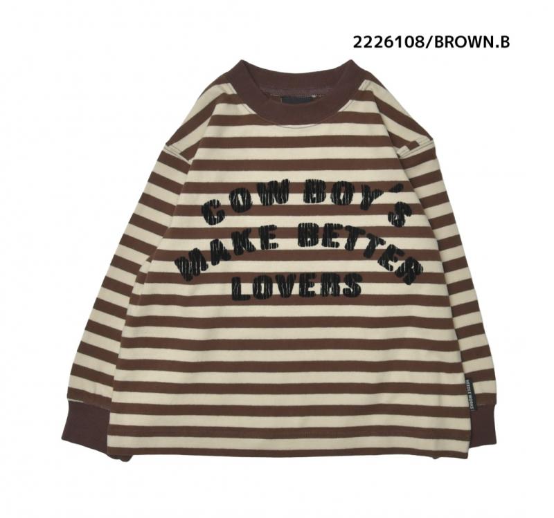 子供服100～150【NEEDLEWORKS】肉厚天竺COW BOY’SロンT2226108