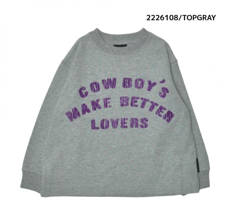 大人サイズ9~13号【NEEDLEWORKS】肉厚天竺COW BOY’SロンT2226108w