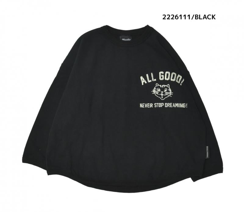 大人サイズ9~13号【NEEDLEWORKS】肉厚天竺ラウンドロンT2226111w