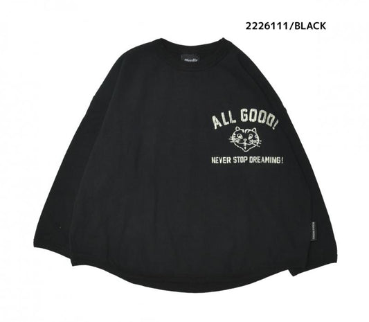 大人サイズ9~13号【NEEDLEWORKS】肉厚天竺ラウンドロンT2226111w