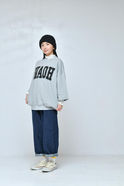 子供服100～150【NEEDLEWORKS】裏毛WAOH8分袖トレーナー2226113