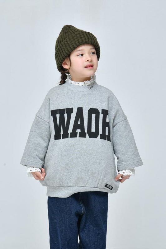 子供服100～150【NEEDLEWORKS】裏毛WAOH8分袖トレーナー2226113