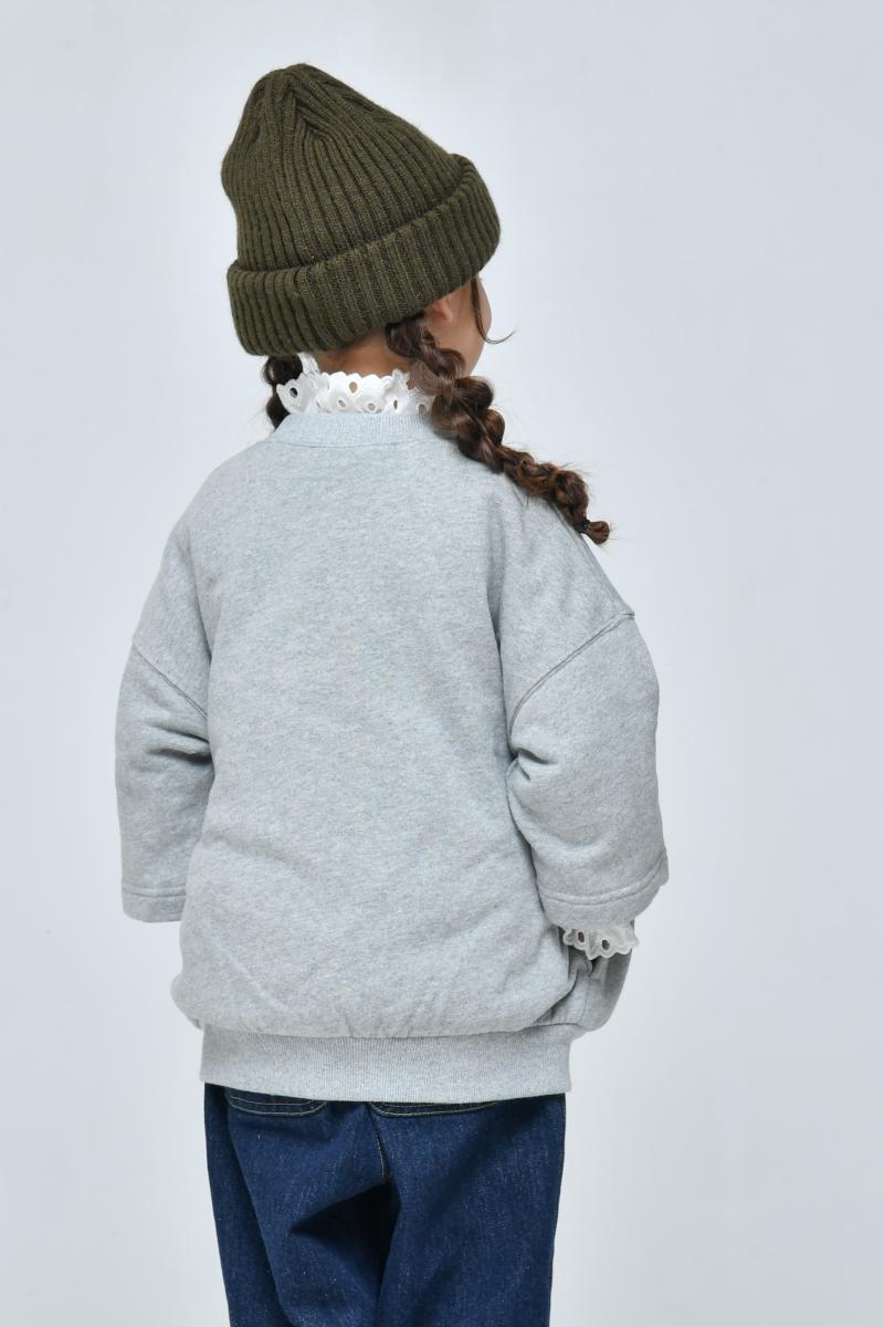 9~13号【NEEDLEWORKS】裏毛WAOH8分袖トレーナー2226113w
