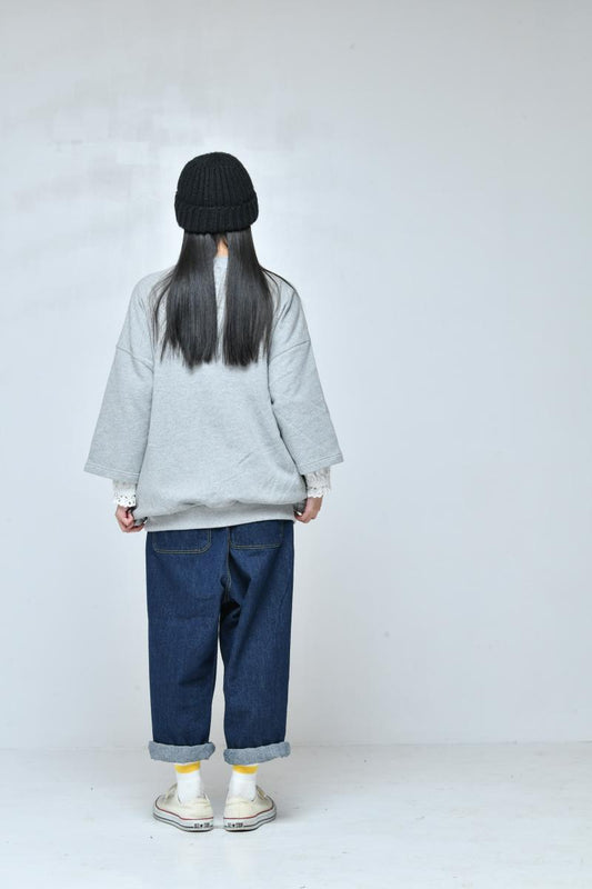9~13号【NEEDLEWORKS】裏毛WAOH8分袖トレーナー2226113w