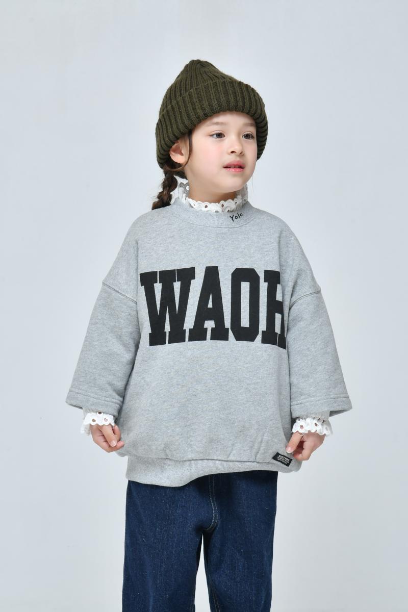 9~13号【NEEDLEWORKS】裏毛WAOH8分袖トレーナー2226113w
