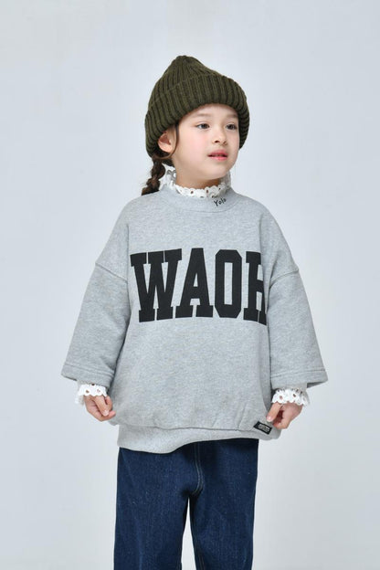9~13号【NEEDLEWORKS】裏毛WAOH8分袖トレーナー2226113w