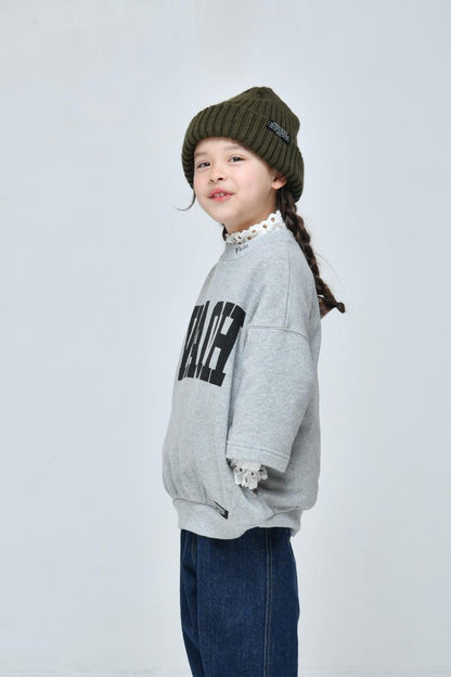 9~13号【NEEDLEWORKS】裏毛WAOH8分袖トレーナー2226113w