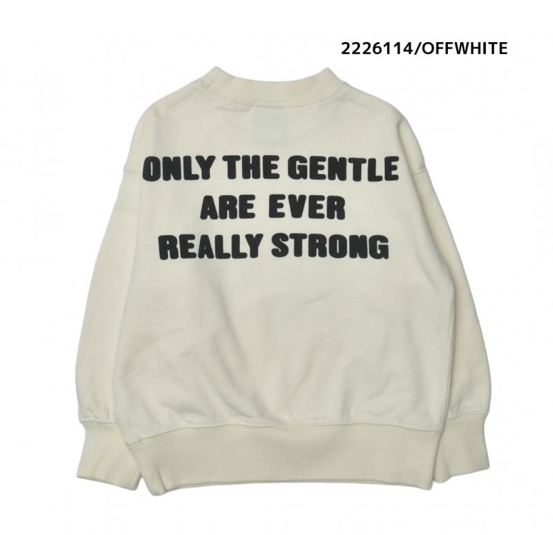 大人サイズ9~13号【NEEDLEWORKS】裏毛SMILEトレーナー2226114w