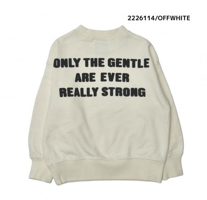 大人サイズ9~13号【NEEDLEWORKS】裏毛SMILEトレーナー2226114w