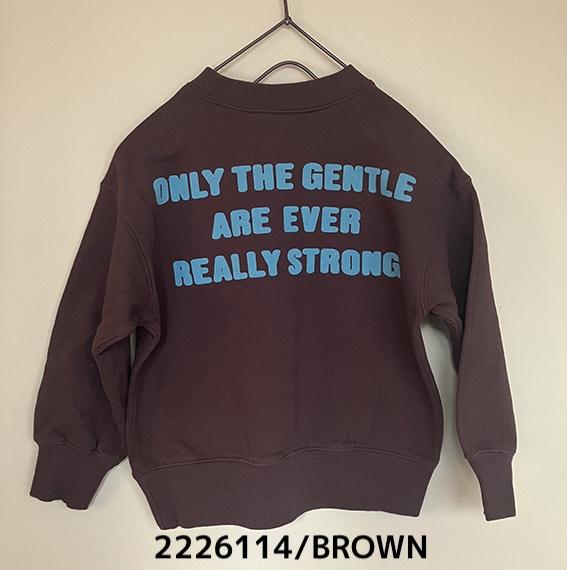 大人サイズ9~13号【NEEDLEWORKS】裏毛SMILEトレーナー2226114w
