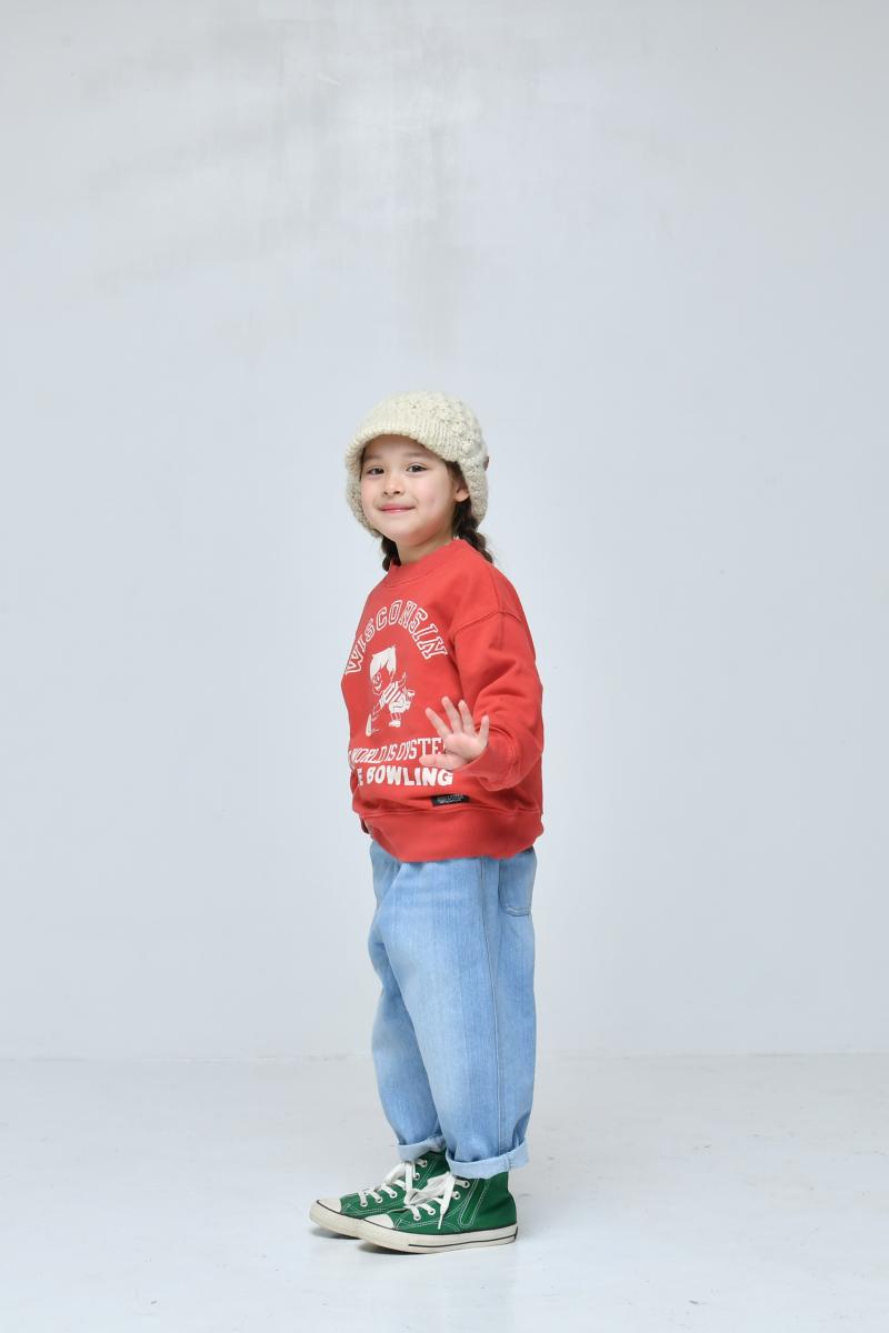 大人サイズ9~13号【NEEDLEWORKS】裏毛BOWLINGトレーナー2226115w