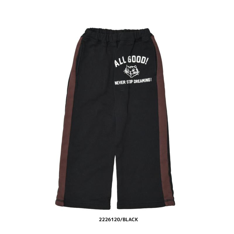 子供服100～150【NEEDLEWORKS】裏毛サイドラウン切り替えパンツ2226120
