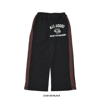 子供服100～150【NEEDLEWORKS】裏毛サイドラウン切り替えパンツ2226120